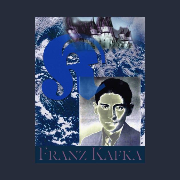 Franz Kafka Collage Portrait 2 - Castle by Dez53