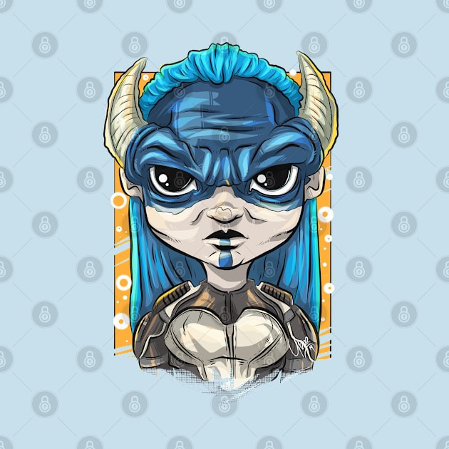 Pop Culture Caricature #16 - Proxima Midnight by yazgar