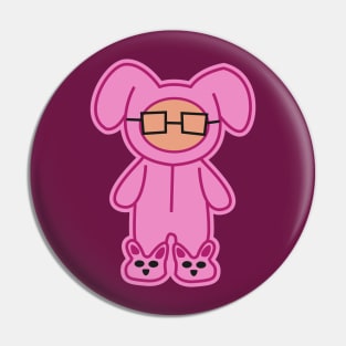 Cute Ralphie Bunny Suit Cartoon Pin