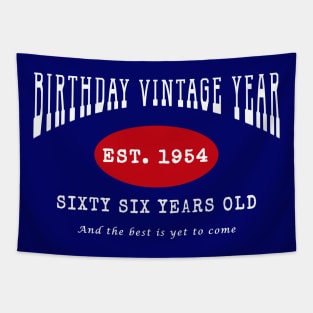 Birthday Vintage Year - Sixty Six Years Old Tapestry