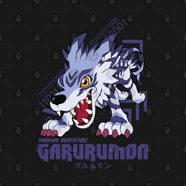 digimon adventure garurumon by DeeMON