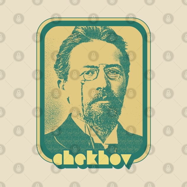 Chekhov // Retro Aesthetic Fan Art Design by DankFutura