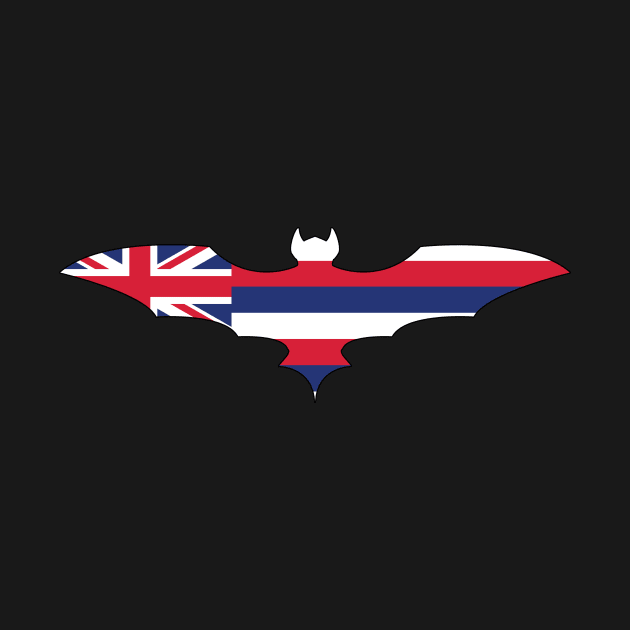 Hawaiian Bat Flag by Wickedcartoons