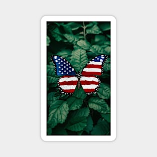 American Butterfly USA Magnet