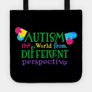 Autism Awareness - The world from a different perspective Tote