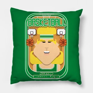 Basketball Green - Alleyoop Buzzerbeater - Hazel version Pillow