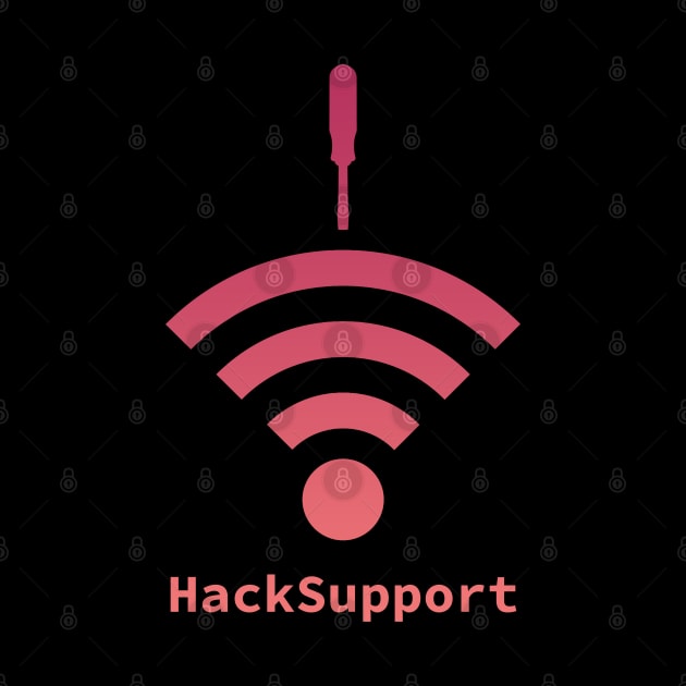 Hack-Support: A Cybersecurity Design (Red) by McNerdic