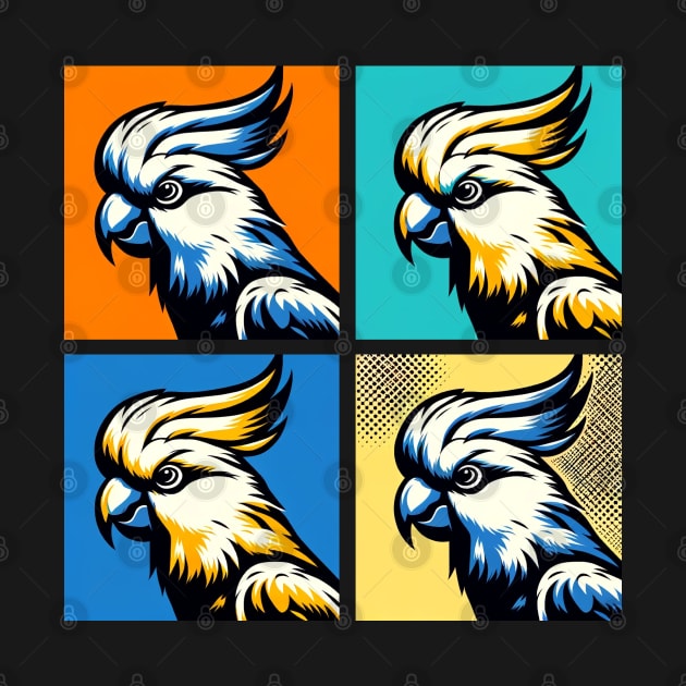 Pop Cockatoo Art - Cool Birds by PawPopArt