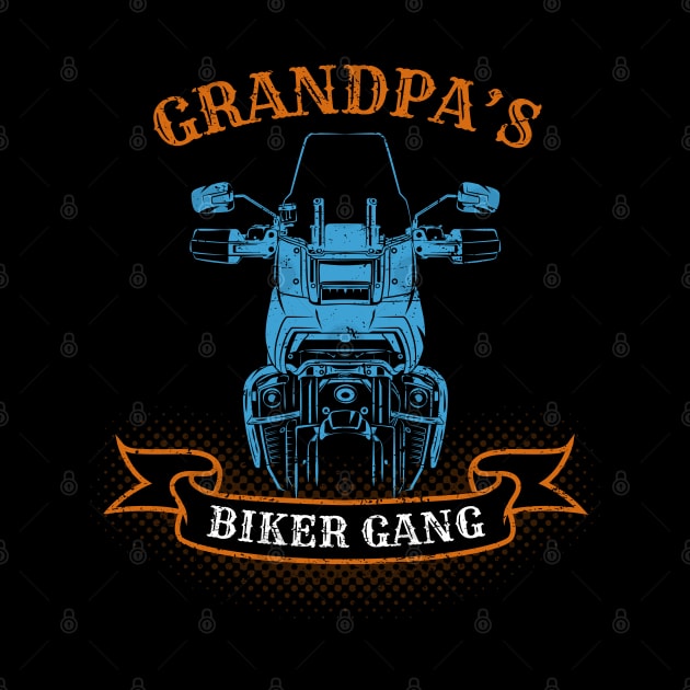 Grandpa's Biker Gang Father's Day by DwiRetnoArt99