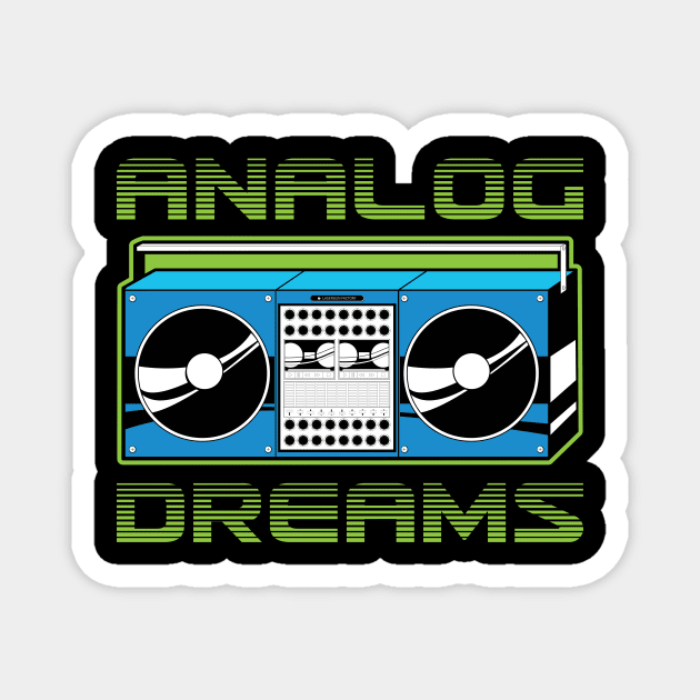 ANALOG DREAMS Magnet by LasergunFactory