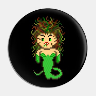 Pixel Monster Medusa Pin