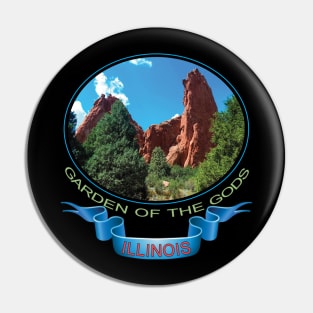 Garden of the gods, Illinois - Print on demand product Pin