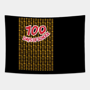 100 Days Of School Tapestry