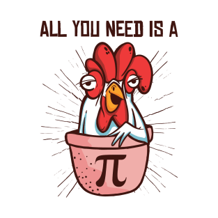 Pi Day Math Pie Chicken Pot Pi Number T-Shirt