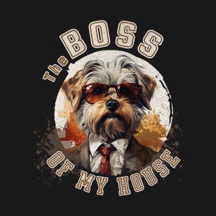 Maltese Dog - The Boss of my house T-Shirt