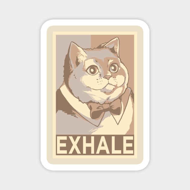 Exhale Magnet by uguubear