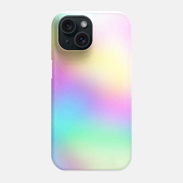 Rainbow Colors Abstract Blurry Gradient Ombre Soft Tie Dye Look Phone Case by anijnas