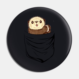 Pocket Otter Sleep Panda Cute Lovely Daughter Pin