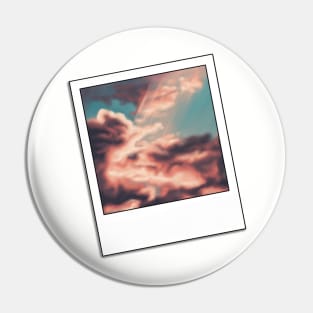 Cloudy - Blush pink clouds bright sun shining angelic Pin