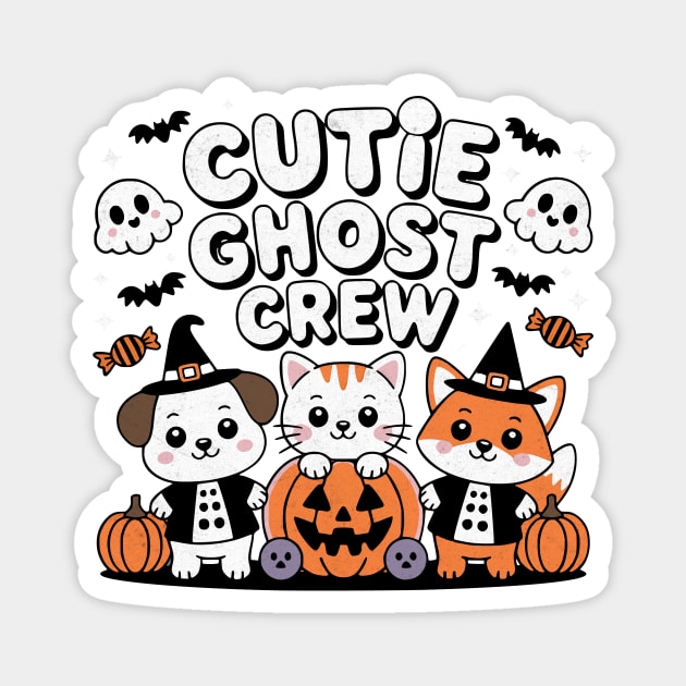 Cutie Ghost Crew Design Magnet by Designed By Marty