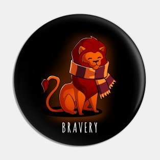 Brave Lion Pin