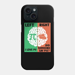 Pi vs Pie Funny Pi Day 2024 Pie Lovers Phone Case