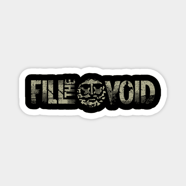 Fill the Void - Gothic Dark Symbol Magnet by jazzworldquest