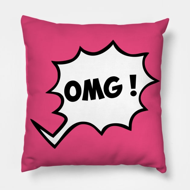 omg Pillow by Huggy Mauve