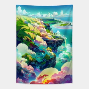 Fantasy Cliffs Tapestry