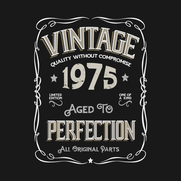 Download Vintage 1975 44 years old birthday - 44th Birthday - T ...