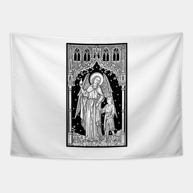 St. Raphael and Tobiah (Full Setting) Tapestry by DeoGratias