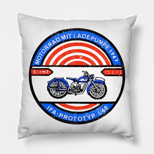 IFA Motorcycles  / Faded Vintage Style Pillow