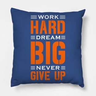 Work Hard Pillow