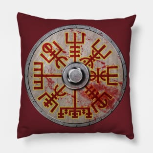 Viking Shield Design - Vegvisir Pillow