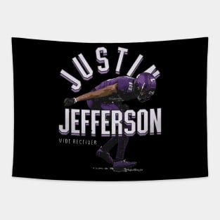 Justin Jefferson Minnesota Celebration Tapestry