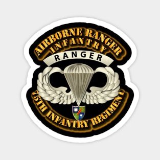Airborne Badge - Ranger - 75th Infantry Magnet