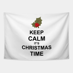 Keep Calm is Christmas Time Tapestry