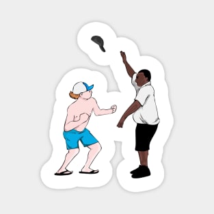 Montgomery Brawl Slugger Sticker, Meme Alabama Tea Party Sticker, Brawl At Riverfront sticker, White Chair meme sticker, the black cap of Montgomery Magnet