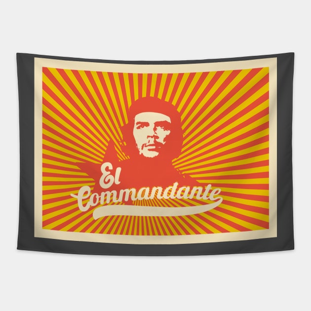 Che Guevara - viva la Revolution - Che Pop Art Tapestry by Boogosh