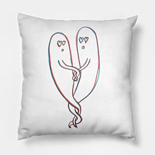 Ghosts in Love Pillow