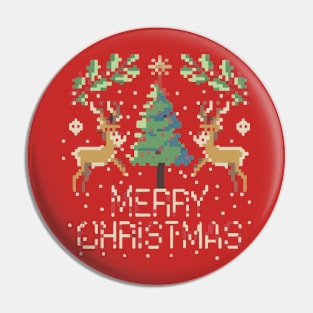 Merry Christmas Filthy Animal  Sweater Pin