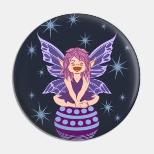 Purple elf Pin