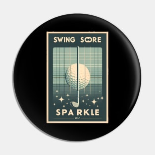 Swing Score Sparkle Pin