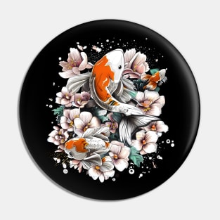 Floral Fish Pin