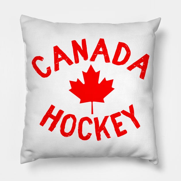 Canada hockey Pillow by Sloop