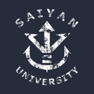 Saiyan University (white) T-Shirt