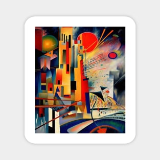 Kandinsky Style - New York City Magnet