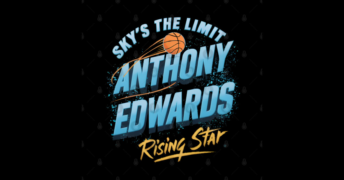 anthony edwards 2024 Anthony Edwards Sticker TeePublic