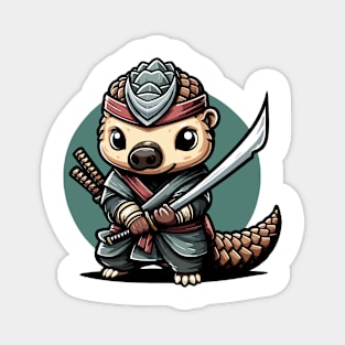 Warrior Pangolin Magnet