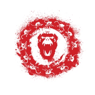 12 MONKEYS: Graffiti (red) T-Shirt